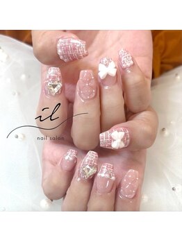 イル 京都河原町店/ツイードネイル