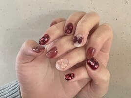 ハートホロネイル