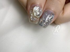 ブルー×淡水パール