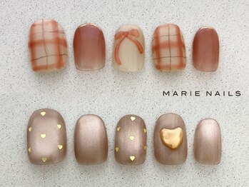 マリーネイルズ ららぽーと磐田店(MARIE NAILS)の写真/★初回オフ無料¥7700！アートの種類も豊富♪デザイン＆爪の形もご提案！手足同時施術OK/１week保証付き