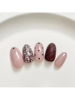 アルセア 上野御徒町店(Alcea)/バレンタイン チョコネイル