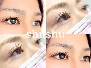 シュシュ(shushu)の写真/【束感／フラットラッシュ／韓国／マツエク/ナチュラル／華やかetc】デザイン相談◎理想の目元を叶えます！