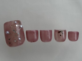 アイネイルズ 渋谷店(I nails)/ピンクラメニュアンス