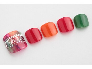 エムスラッシュネイル 本牧店(M SLASH)/アフリカンフットネイル☆