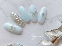 ネイルアンドアイラッシュ ボネール 銀座店(lash Bounail)/ミラー メタリック　ニュアンス