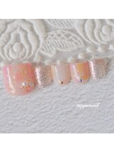 たゆ ネイル(たゆnail)/可愛いキラキラフットネイル