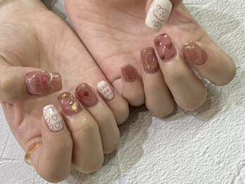 リット バイ セブンルックス 大宮東口店(Lit by 7LOOKS)/90分アート/8000/持ち込み