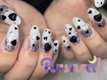 アルスネイル(Ars nail)/ラメ白グラネイル
