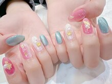 ラルネイル 大宮(Lull. nail)/＃マグネット＃桜ネイル