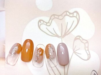 フルールソンネイル(fleur son nail)/4月定額シンプルアート