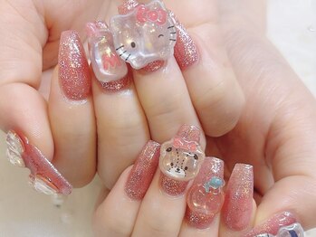 リンネイル 新大久保店(Rin Nail)/#待ち込みデザインOK ＃付け放題