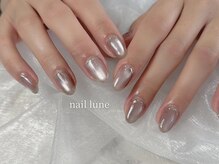 ネイルリュンヌ(nail lune)/うる艶マグネット×繊細ラメ