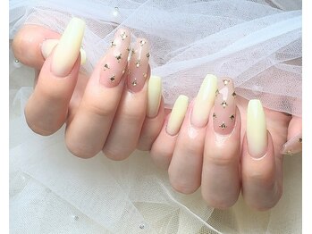 ネイル バイ エン(Nail by EN)/春キラキラネイル