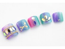 エムスラッシュネイル 本牧店(M SLASH)/オーロラグラデーションネイル☆