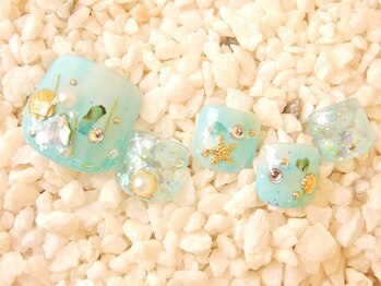 ネイルサロン ドルチェネイル 柏店(Dolce.Nail)/フットデザインコース☆足湯付き