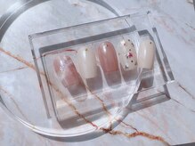 ポピー(Poppy)/大理石ネイル