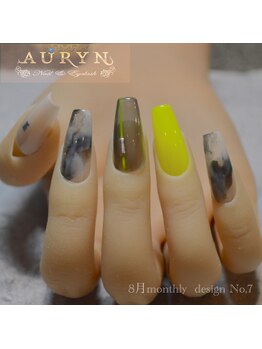 アウリン(AURYN)/8月限定monthly design No,7