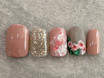 カラネイル 南森町店(calla nail)/絵画ネイル flower