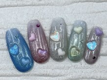 ハニービービー(Honey Bee Bee)/マグネットハートネイル