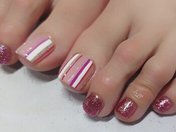 ネイルサロン アージュ(Nail Salon A jyu)の写真/《新規☆フットネイル¥8500～》丁寧なケアで持ち◎見映え◎春も魅せる足元に☆