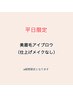 【平日限定】 お仕上げメイクなし◆美眉アイブロウ ※期間限定