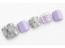 エムスラッシュネイル 本牧店(M SLASH)/パイソンフットネイル☆