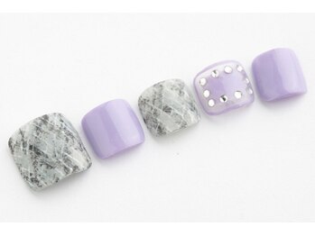 エムスラッシュネイル 本牧店(M SLASH)/パイソンフットネイル☆