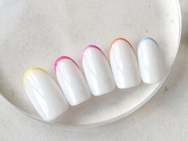 パステルカラースキニーフレンチ