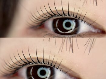 アン(AN)の写真/【1ミリ1°に拘るオーダーメイドまつげパーマ】目元に合うデザインをご提案◎朝のメイク時短＆キレイ続く！
