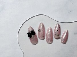 甘めピンク×オトナブラック