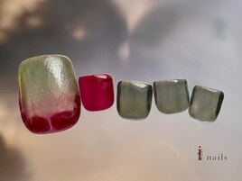 トレンド滲みニュアンスフット