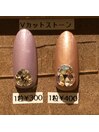 Vカットストーン ネイル