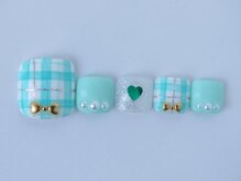 まつげアンドネイル ディアマンローズ(DIAMANT ROSE)/フットネイルやり放題6600円