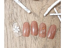 ネイルプラータ(Nail Plata)/リーフフラワー　【6780】