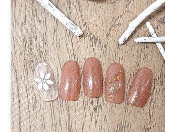 ネイルプラータ(Nail Plata)/リーフフラワー 【6780】