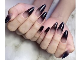 クリアベースに黒グラデーション