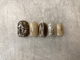 メタリックミラーアート