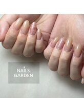 ネイルズガーデン(NAILS GARDEN)/大人シンプルネイル