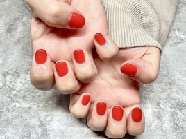 椿カラーネイル