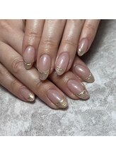 クリスタルネイル ゆめタウン博多店(CRYSTAL NAIL)/ミラーフレンチネイル★