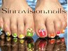 【夏限定全員】周りと被らない個性派フットアート！9500→8000円☆