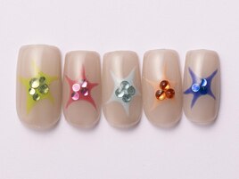 レインボー星アート10950yen