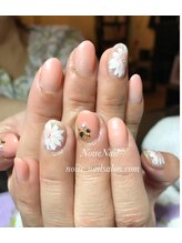 ノワール ネイルアンドスクール(Noire)/★手描きフラワー★