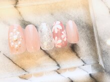 ツメトトノウ/パール☆お花ネイル