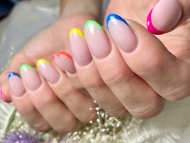 ツヤッとレインボーフレンチ☆