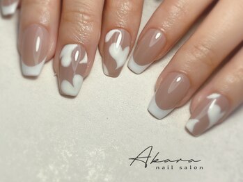 アカラ(Akara)/バレンタインネイル