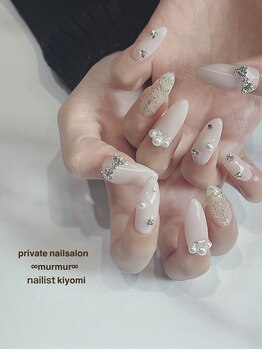 プライベート ネイルサロン マーマ(murmur)/リボンネイル