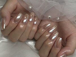 ミラーネイル/ホワイトパウダー