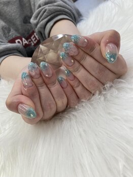 はあとねいる 水戸千波店/リボンネイル