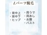 【都度払い】Lパーツ脱毛　¥3,000 ※1箇所